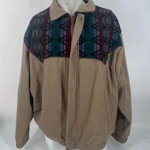 Pendleton High Grade Western Wear Jacket Men’s XL Brown Aztec Made in USA